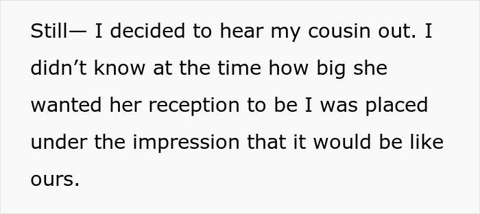 Woman Offers To Host Cousin’s Wedding, Changes Her Mind After Bridezilla Shows Her True Colors Woman Offers To Host Cousin’s Wedding, Changes Her Mind After Bridezilla Shows Her True Colors