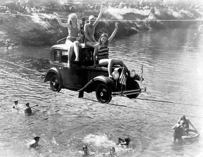 A 1932 American Bantam That Was Used For Ferry Service Over The Pudding River In Oregon