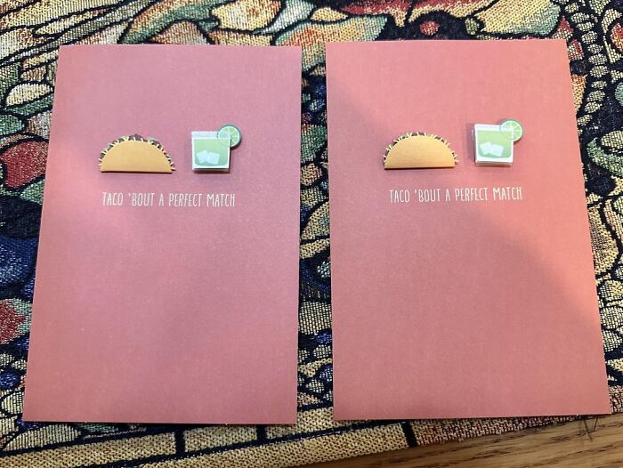 My Partner And I Bought Each Other The Same Anniversary Card