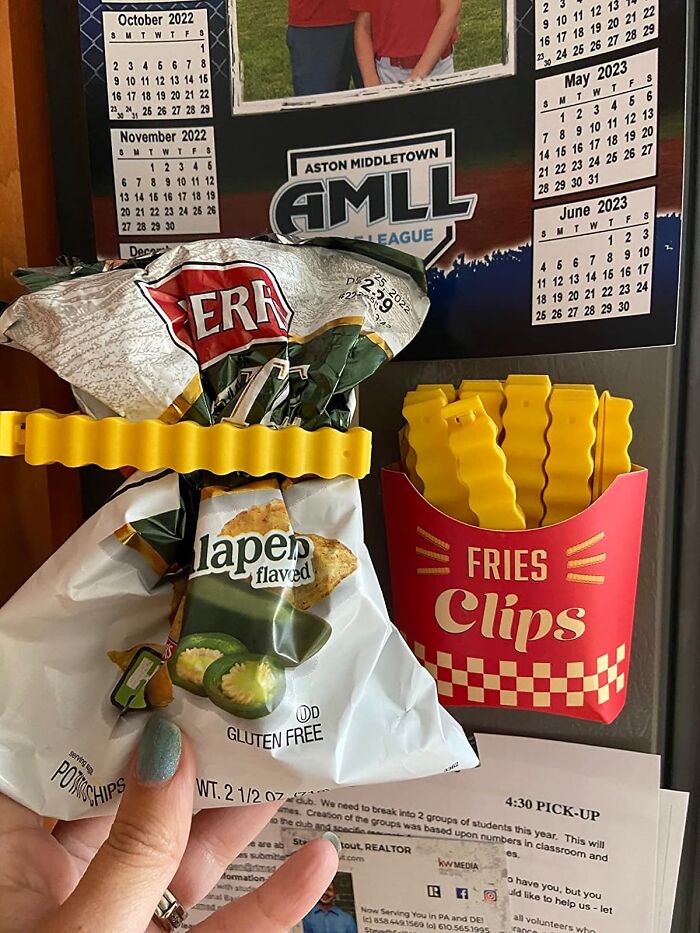 Snack Lovers, Rejoice: These French-Fries-Shaped Fries Clips Are A Must-Have