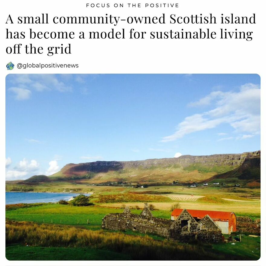 The Remote Isle Of Eigg Lies 15 Miles Off Scotland's West Coast