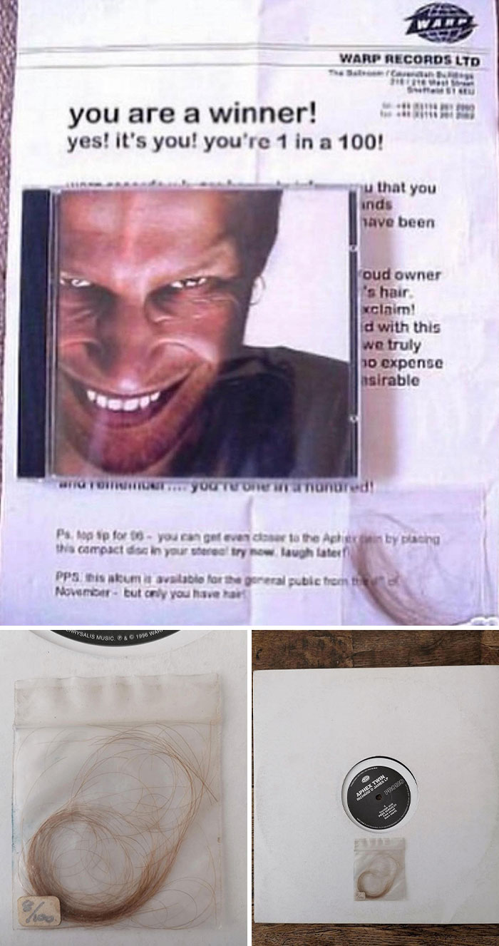 Warp Records Bizarre Promo For Aphex Twin ‘Richard D. James’ Record In November 1996