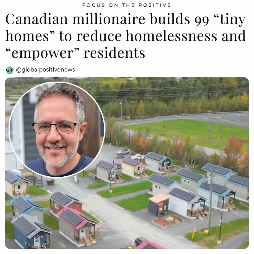 Marcel Lebrun, A Canadian Millionaire, Developed What He Calls “12 Neighbours”, To Help The Homeless People In His Community