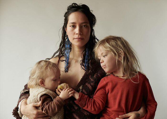 2nd Place: "Bo And Her Kids, Almere Oosterwold, The Netherlands" From The Series "Women Of Oosterwold" By Victoria Ushkanova