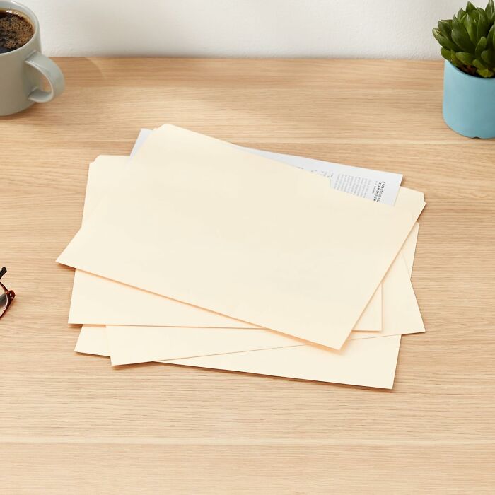 Organize Your Documents With Precision: Pack Of 100 Letter Size File Folders With 3-Cut Tabs