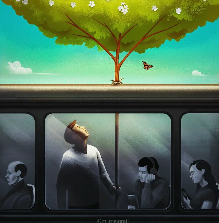 Thought-Provoking Illustration By Marco Melgrati