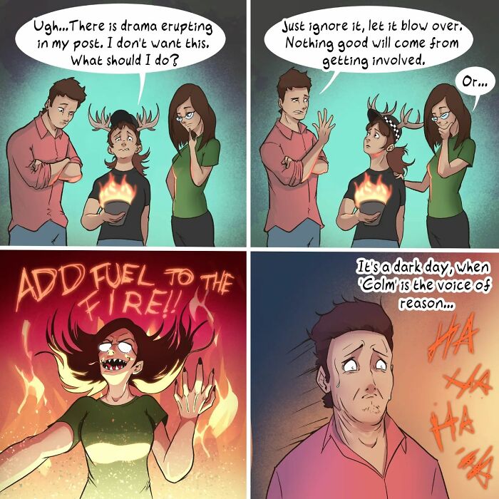 Funny Comics On Her Life As An Artist And Her Daily Struggles