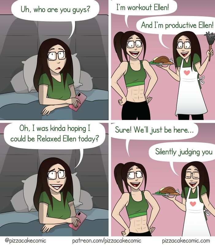 Funny Comics On Her Life As An Artist And Her Daily Struggles