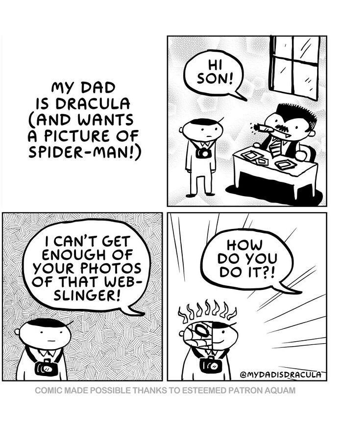 Bite-Sized Laughs: Inside The World Of My Dad Is Dracula Comics