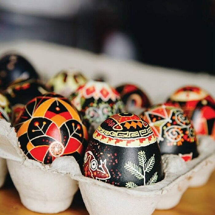 These Decorated Ukrainian Easter Eggs