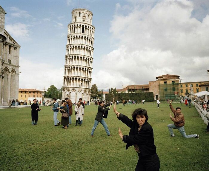 The Leaning Tower Of Pisa From Martin Parr’s ‘Small World’, 1996