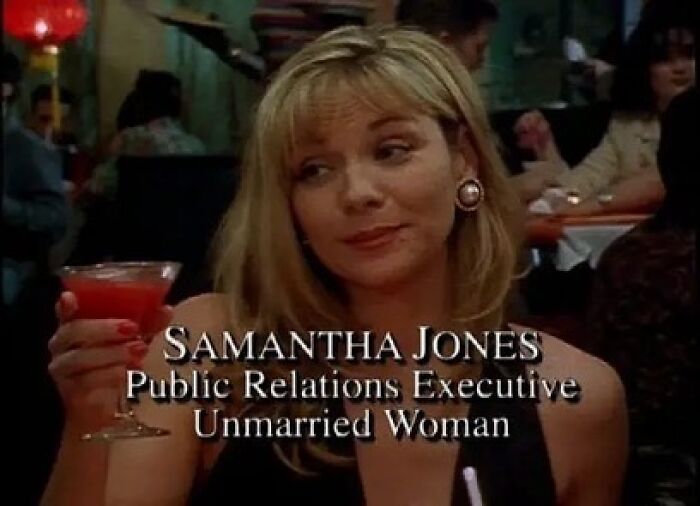 Kim Cattrall As Samantha Jones ‘Sex And The City’ Pilot, June 1998