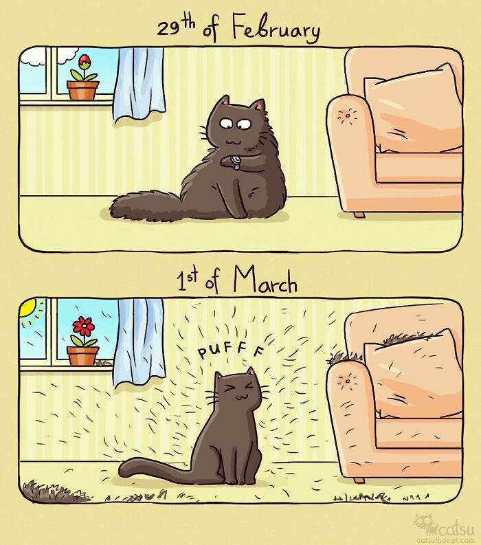 "Catsuthecat": Where Mustaches And Witty Comics Will Make Your Day