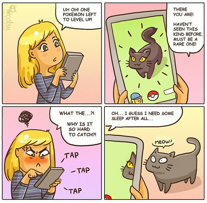 "Catsuthecat": Where Mustaches And Witty Comics Will Make Your Day