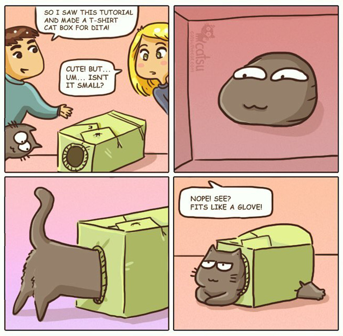 "Catsuthecat": Where Mustaches And Witty Comics Will Make Your Day