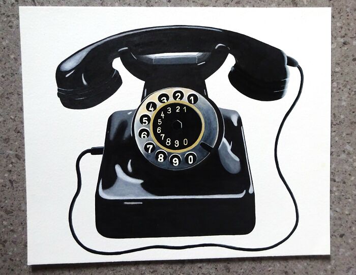 My Very Old Telephone