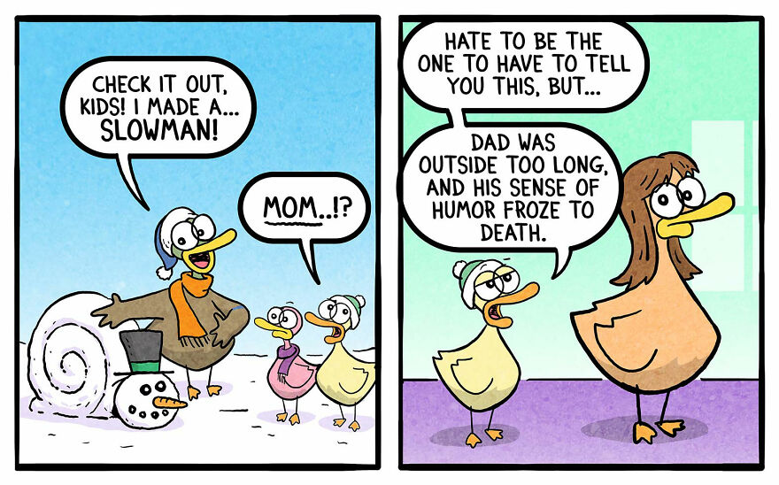 Duck Copes With Everyday Life And Kids One Cartoon At A Time (New Pics)