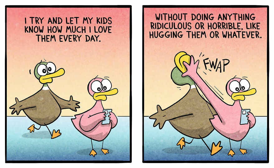 Duck Copes With Everyday Life And Kids One Cartoon At A Time (New Pics)