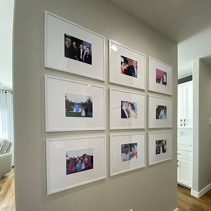 Display Your Precious Memories With This Set Of 5 Picture Frames For A Charming Gallery Wall!