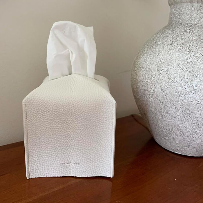 Keep Your Tissues Neatly Tucked Away With This Sleek Tissue Box Cover Holder 