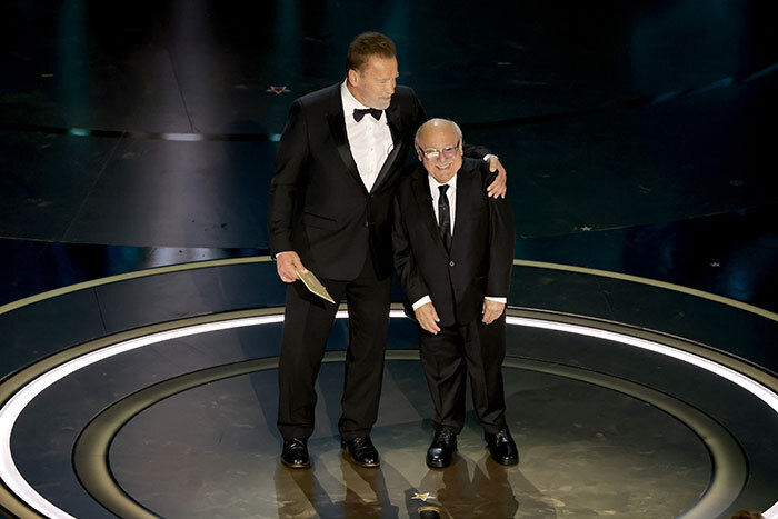Arnold Schwarzenegger And Danny DeVito’s Batman Banter Touted As Funniest Moment In Oscars History Arnold Schwarzenegger And Danny DeVito’s Batman Banter Touted As Funniest Moment In Oscars History