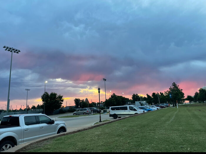 Sunset On Campus