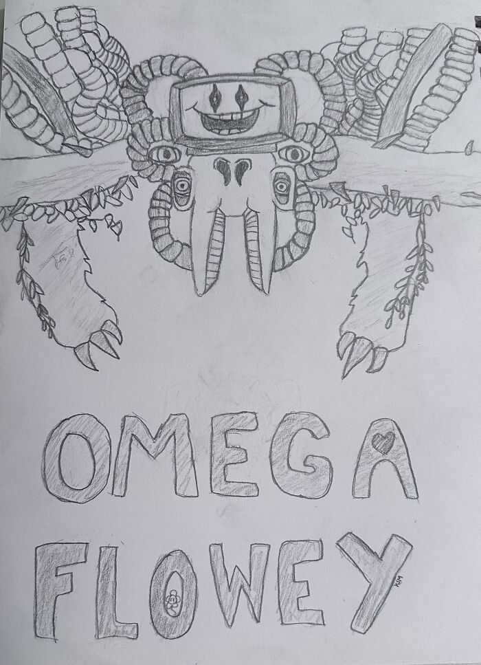 This Is An Undertale Boss. Credits To Toby Fox, To Everyone Else, Please Don’t Steal My Artwork Lol