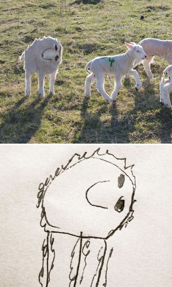 If Kids' Drawings Were Real (31 Pics)