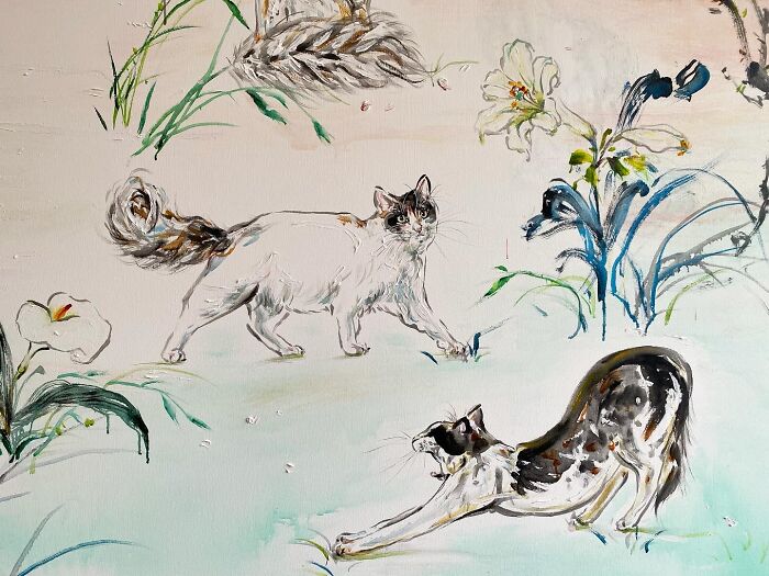 The Largest Cat Painting In The World Is Getting Even Bigger (14 Pics) The Largest Cat Painting In The World Is Getting Even Bigger (14 Pics)