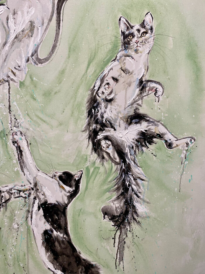 The Largest Cat Painting In The World Is Getting Even Bigger (14 Pics) The Largest Cat Painting In The World Is Getting Even Bigger (14 Pics)