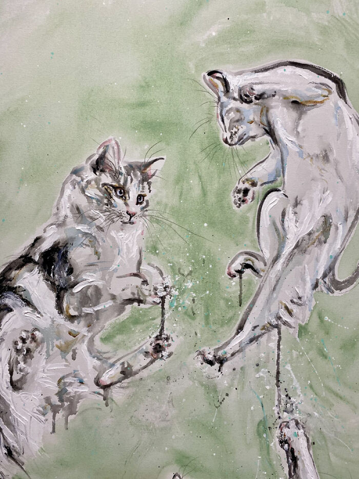 The Largest Cat Painting In The World Is Getting Even Bigger (14 Pics) The Largest Cat Painting In The World Is Getting Even Bigger (14 Pics)