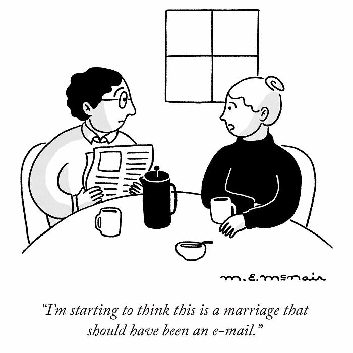 Elisabeth Mcnair's Humorous Single-Panel Comic