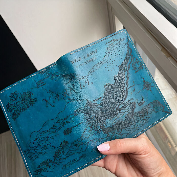 Embark On Magical Journeys With Handmade Narnia Passport Holder And Wallet : Personalized Gift For Holiday Travels
