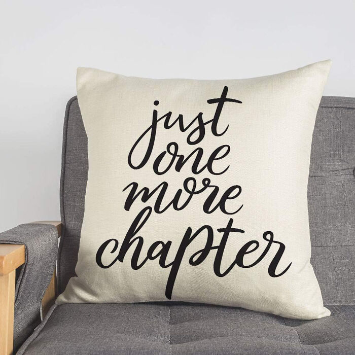 Add A Touch Of Magic To Your Space With Just One More Chapter Throw Pillow Case Cushion Cover 