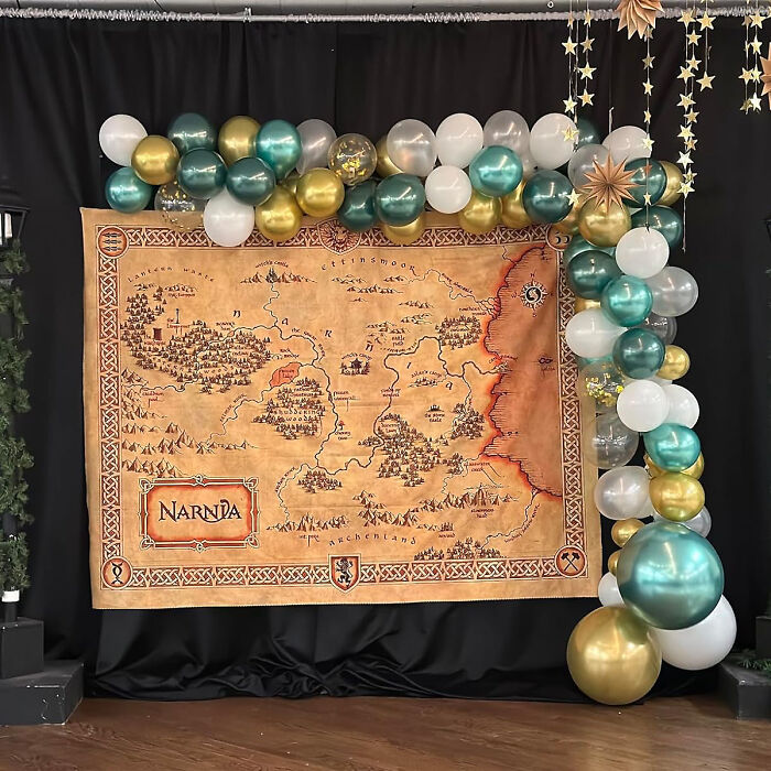  Large Narnia World Map Poster Tapestry To Elevate Your Home Or Party Decor