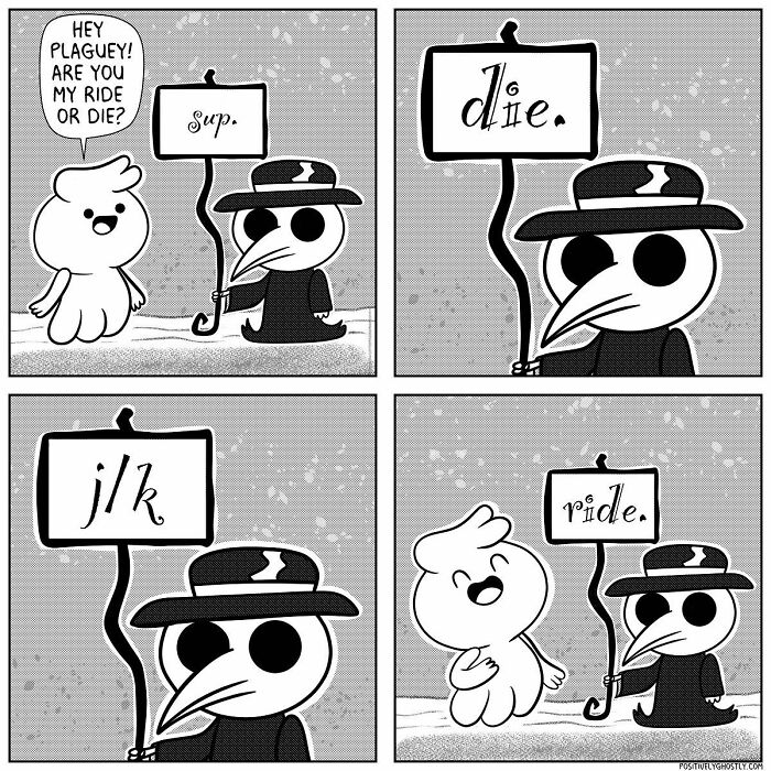 Positively Ghostly's Motivating Comics
