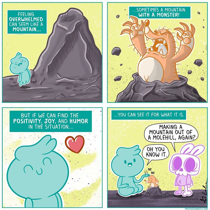 Positively Ghostly's Motivating Comics