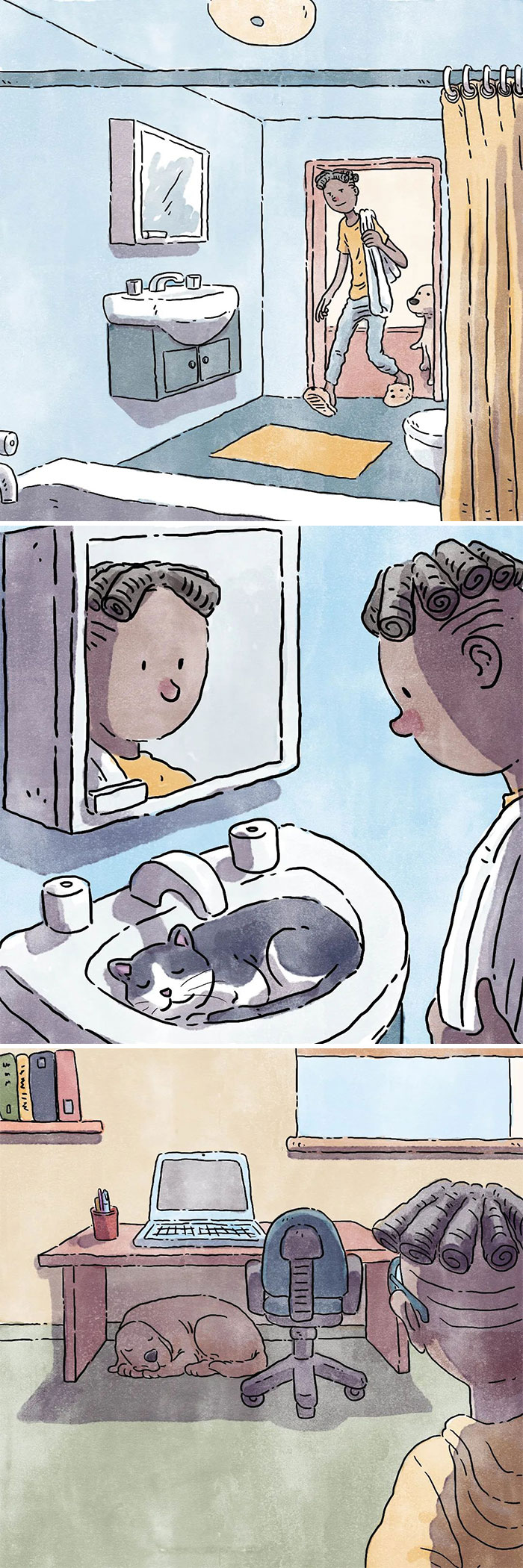 Emotional Comics About Life With A Dog And A Cat By Ademar Vieira (5 New Stories)