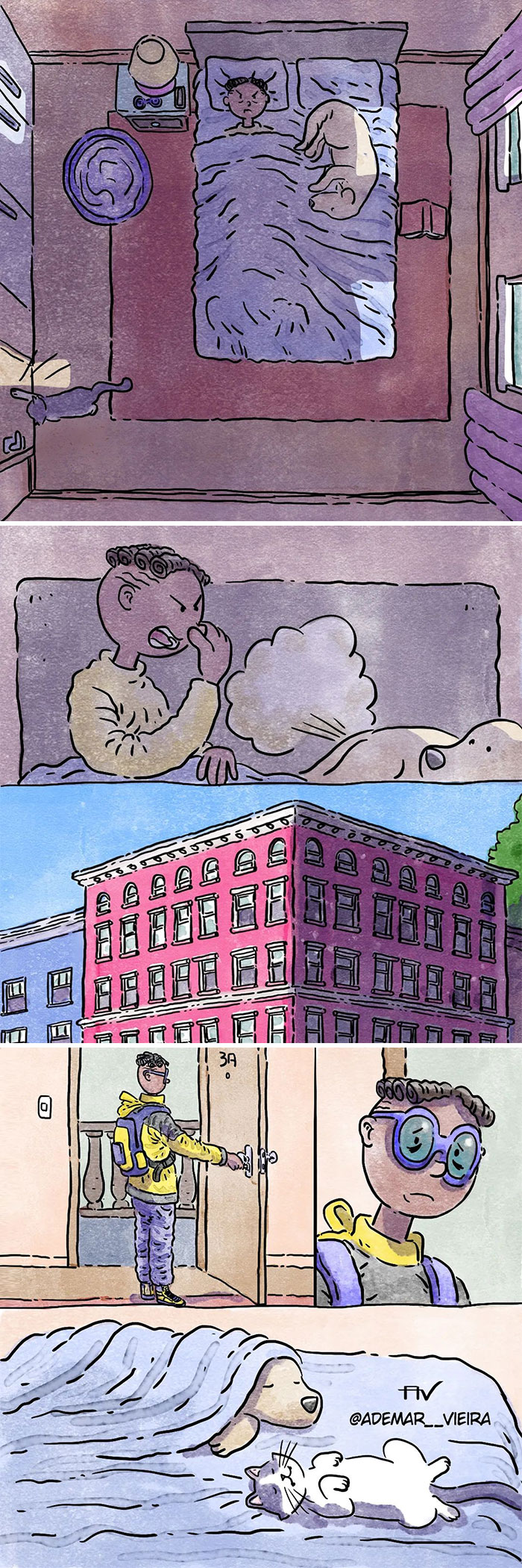 Emotional Comics About Life With A Dog And A Cat By Ademar Vieira (5 New Stories) Emotional Comics About Life With A Dog And A Cat By Ademar Vieira (5 New Stories)