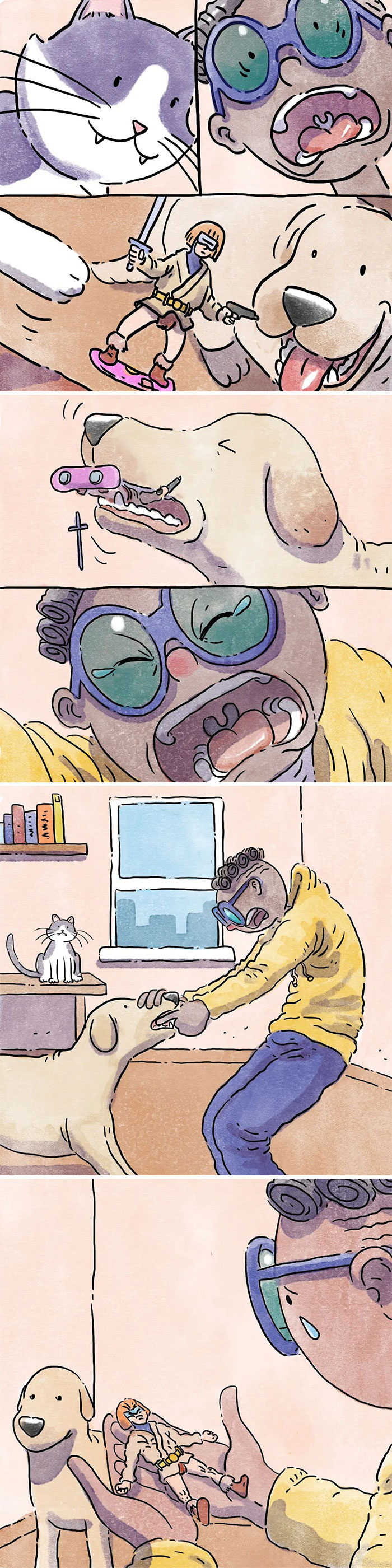 Emotional Comics About Life With A Dog And A Cat By Ademar Vieira (5 New Stories)