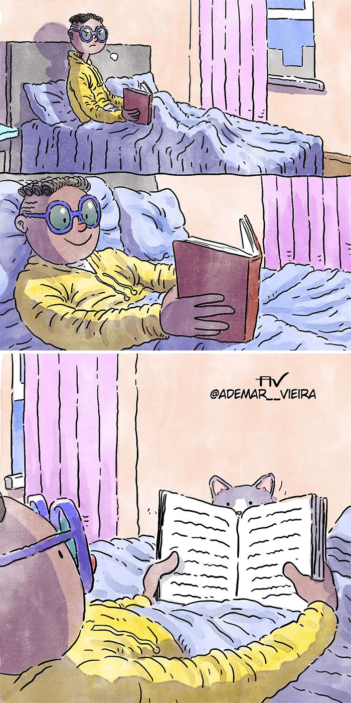 Emotional Comics About Life With A Dog And A Cat By Ademar Vieira (5 New Stories) Emotional Comics About Life With A Dog And A Cat By Ademar Vieira (5 New Stories)