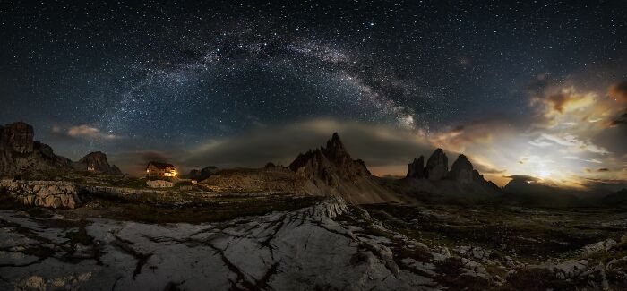 "Galaxy Dolomites" By Ivan Pedretti