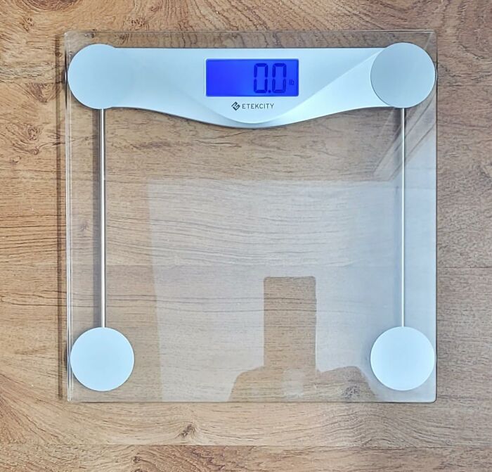 Get Accurate Readings: Etekcity Digital Body Weight Scale With Blue LCD Backlight Display!