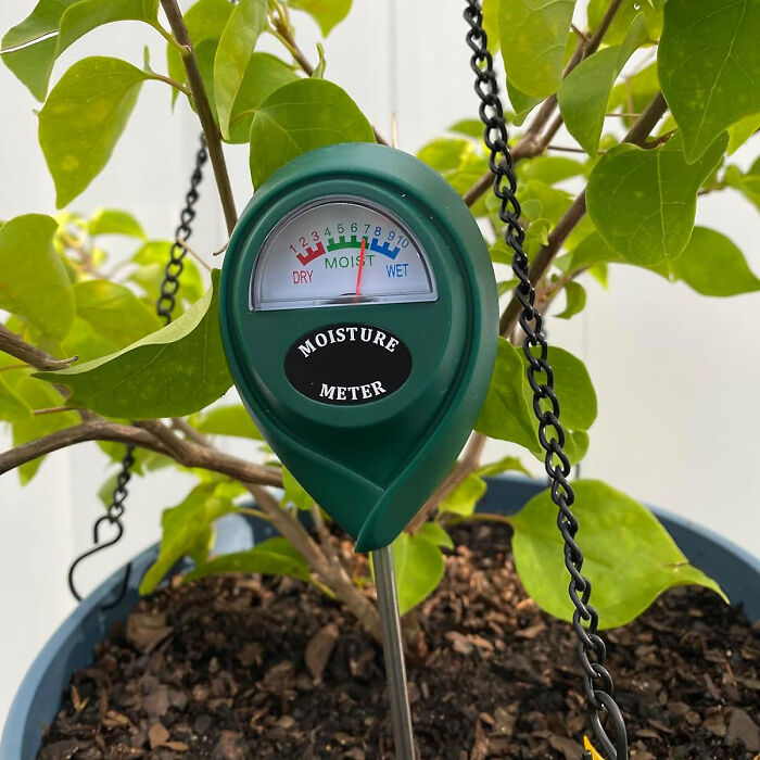 Stay Green: Soil Moisture Meter And Plant Water Monitor - A Must-Have For Gardening And Farming!