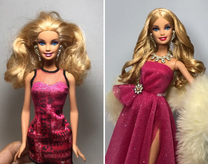 Young Brazilian Is Successful On Social Media With Customization Of Old Barbies