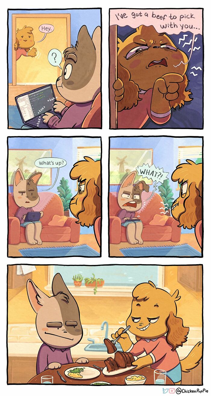 Wholesome And Humorous Comic By Chickenpuppie