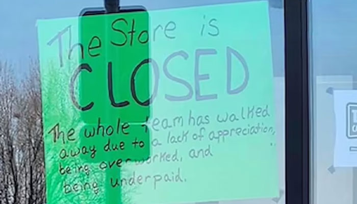 Store In Wisconsin Left Staff-Less After All Its Workers Quit At The Same Time Store In Wisconsin Left Staff-Less After All Its Workers Quit At The Same Time