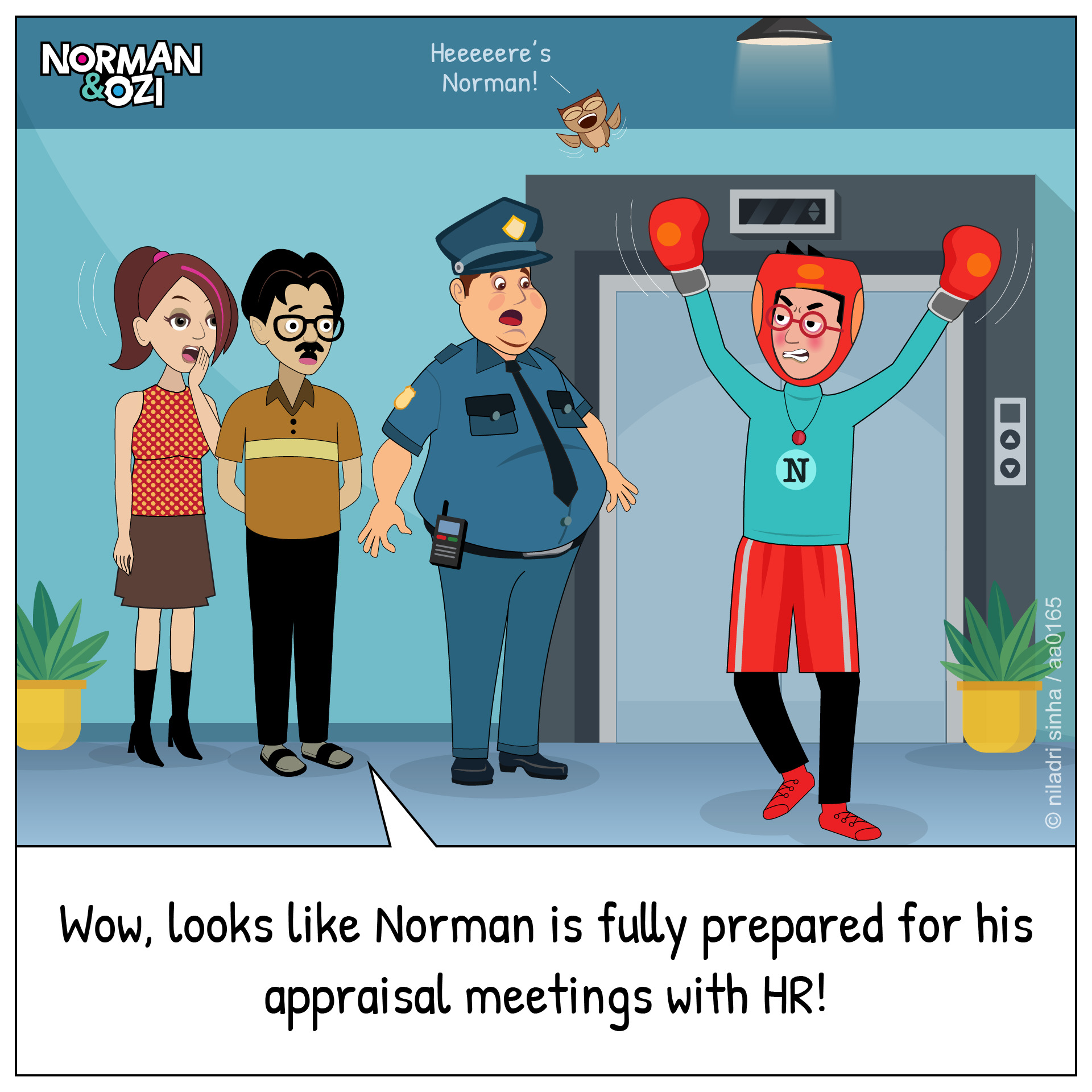 Appraisal Season Gets A Lighthearted Jab In The Comic ‘Norman vs. Human Resources