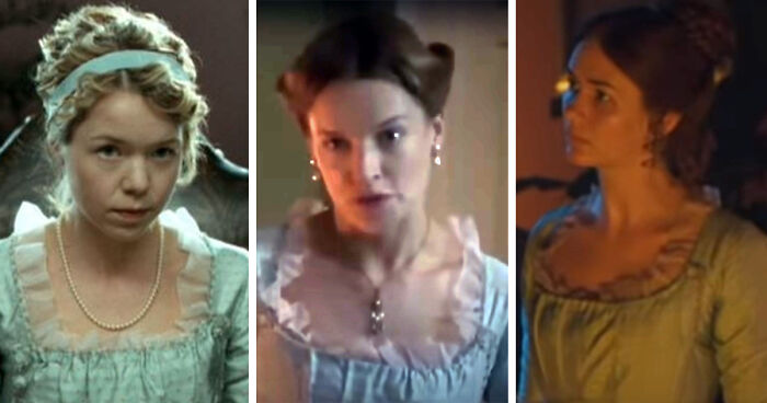 The Light Blue Dress That Appeared In 3 Different Period Pieces: "Becoming Jane," "Northanger Abbey," And "Doctor Who"