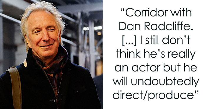 “These Kids Need Directing”: Alan Rickman’s Diary Entries Unveil What He Thought Of His Co-Stars